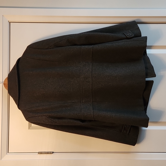 Kenneth Cole grey pea coat - Picture 4 of 4